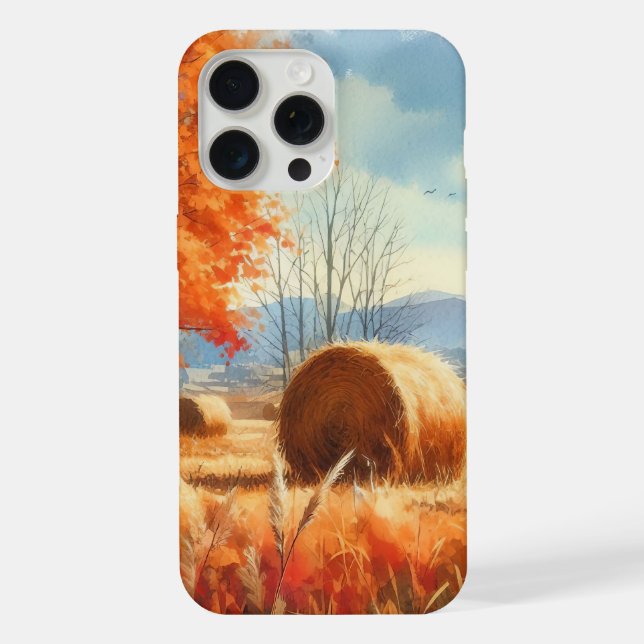 Funda Para iPhone Susurros de Otoño: Una Serenata en Acuarela (Reverso )
