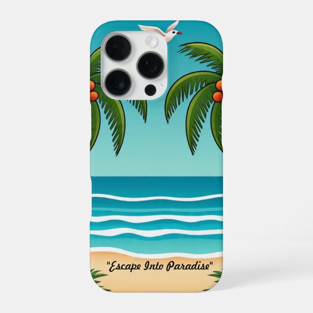 Funda Para iPhone "Susurros de Paraíso" (Reverso)