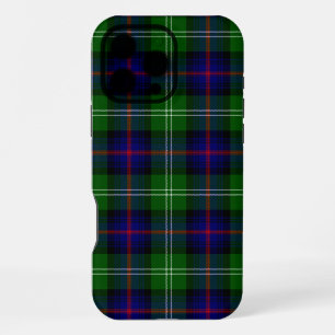 Funda Para iPhone 16 Pro Max Sutherland tartán azul verde a cuadros