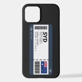 Funda Para iPhone 12 SYD Sydney Boarding Pass - Australia Ticket