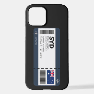 Funda Para iPhone 12 SYD Sydney Boarding Pass - Australia Ticket