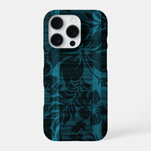 Funda Para iPhone 16 Pro Tabla de surf de madera falsa de Keokea Beach en a