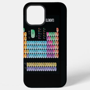 Funda Para iPhone 12 Pro Max tabla periódica de elementos