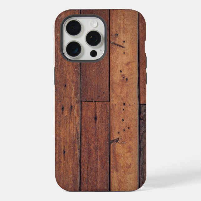 Funda Para iPhone tablas de madera (Reverso )