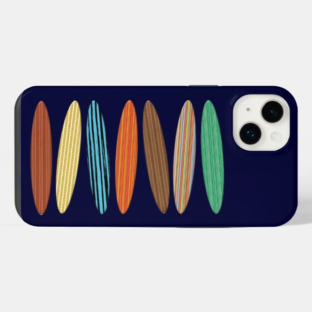Funda Para iPhone Tablas de surf (Reverso Horizontal)