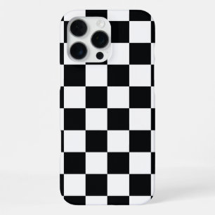 Funda Para iPhone 16 Pro Max Tablero de ajedrez clásico en blanco y negro