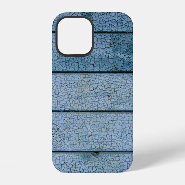Funda Para iPhone Tablero de madera blanco y negro (Reverso )