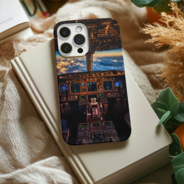 Funda Para iPhone Tablero de mando de cabina de avión personalizado  (Subido por el creador)
