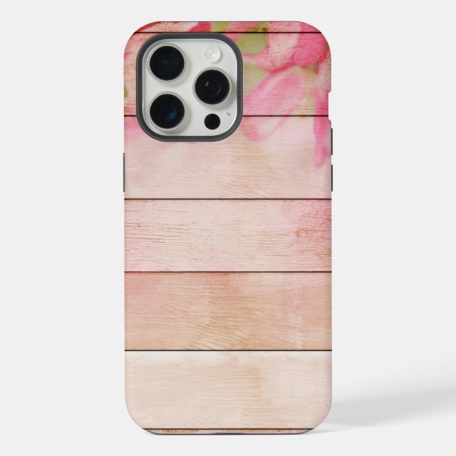 Funda Para iPhone tableros de madera (Reverso )