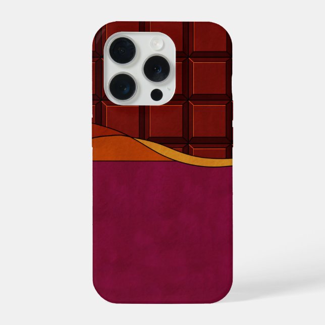 Funda Para iPhone Tableta de chocolate (Reverso )