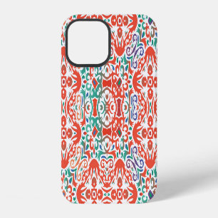 Funda Para iPhone 12 Talavera mexicana: Collage de mosaicos étnicos.