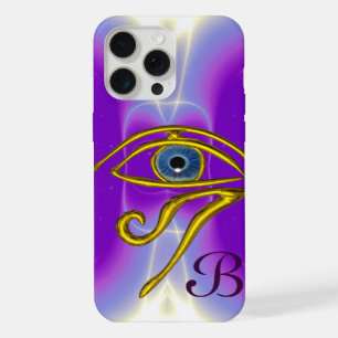 TALISMÁN AZUL OROJO MONOGRAMA DEL OJO DE HORUS Pú