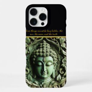 Funda Para iPhone 16 Pro Max Talla budista: hojas y orbes AI