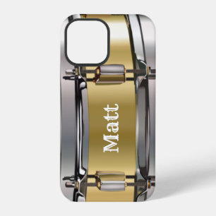 Funda Para iPhone 12 Pro Tambor de trampas dorado personalizado