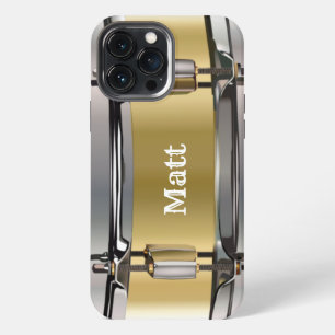 Funda Para iPhone 13 Pro Max Tambor de trampas dorado personalizado