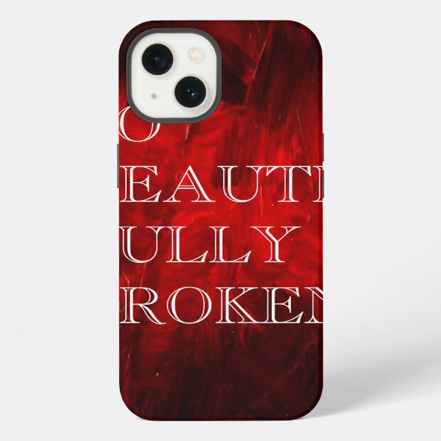 Funda Para iPhone Tan Hermosamente Roto (Reverso )