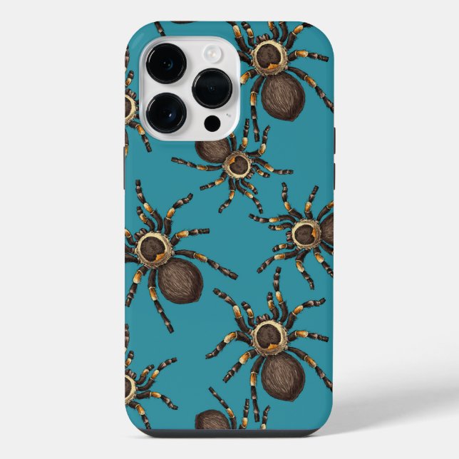 Funda Para iPhone Tarantula en azul (Reverso )