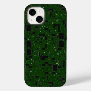 Funda Para iPhone 14 Tarjeta de circuito verde