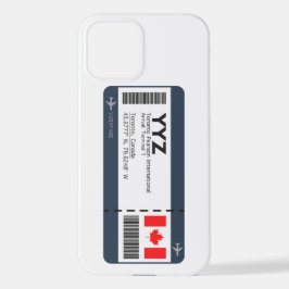 Funda Para iPhone 12 Tarjeta de embarque YYZ Toronto - Canadá