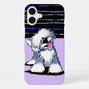 Funda Para iPhone 16 Plus Tarjeta de nota en blanco de Old English Sheepdog