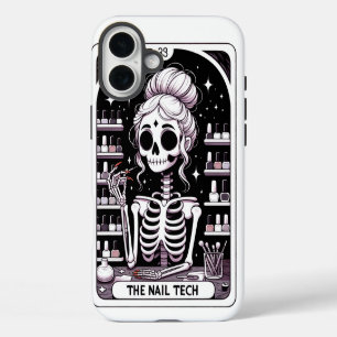 Funda Para iPhone 16 Plus Tarjeta de presentación de técnico de uñas de Taro