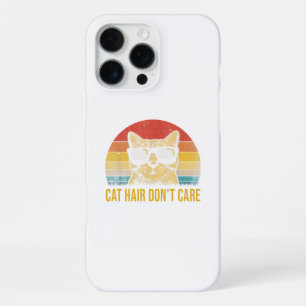 Funda Para iPhone 16 Pro Max Tarjeta divertida para amantes de gatos que dice P