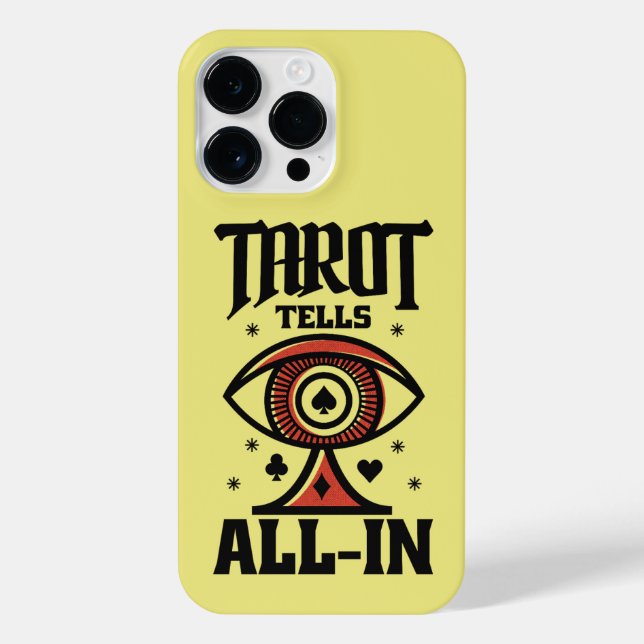 FUNDA PARA iPhone TAROT DICE TODO EN (Reverso)