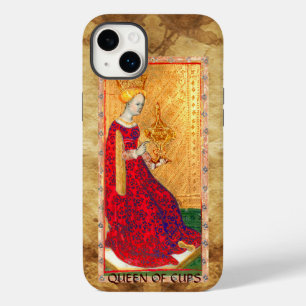 FUNDA PARA iPhone 14 PLUS TAROTES DE RENACIMIENTO ANTIGUO / REINA DE CUPAS
