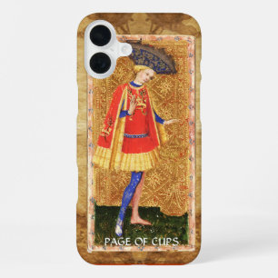 FUNDA PARA iPhone 16 PLUS TAROTS DE LA RENACENTISTA ANTIGUA / PÁGINA DE COP