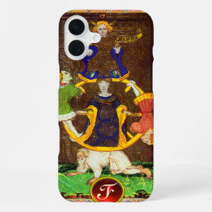 FUNDA PARA iPhone 16 PLUS TAROTS DE LA RENACENTISTA ANTIGUA, RUEDA DE LA FOR