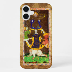 FUNDA PARA iPhone 16 PLUS TAROTS DE LA RENACENTISTA ANTIGUA RULETA DE LA FOR