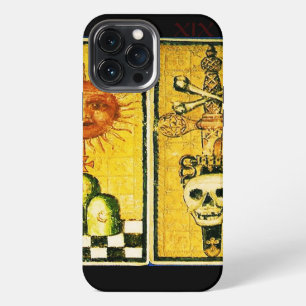 FUNDA PARA iPhone 13 PRO MAX TAROTS DE RENACIMIENTO ANTIGUO /EL SOL ,AS DE ESPA