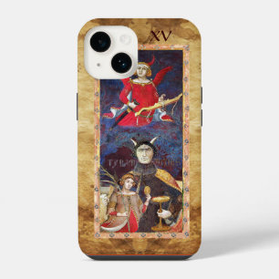 FUNDA PARA iPhone 14 TAROTS RENACIMIENTO ANTIGUO 15 / EL DIABLO