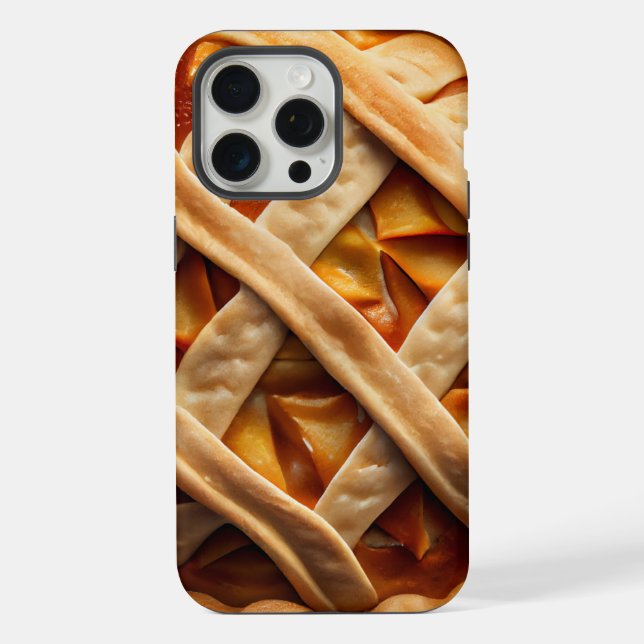 Funda Para iPhone Tarta de manzana (Reverso )