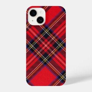 Funda Para iPhone 14 Tartán de Stewart rojo