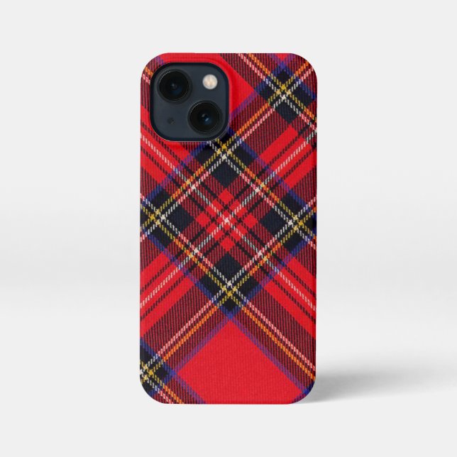 Funda Para iPhone Tartán de Stewart rojo (Reverso )