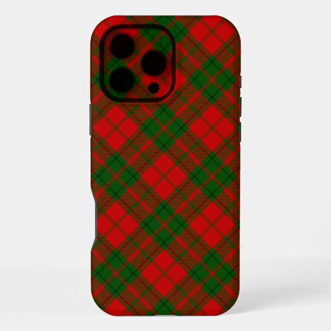 Funda Para iPhone tartan Drummond rojo verde a cuadros (Reverso )