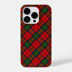 Funda Para iPhone 14 Pro tartan MacDuff rojo verde a cuadros