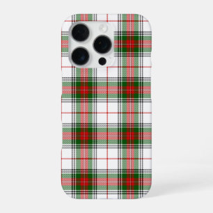 Funda Para iPhone 16 Pro tartan Stuart / Stewart blanco rojo verde a cuadro