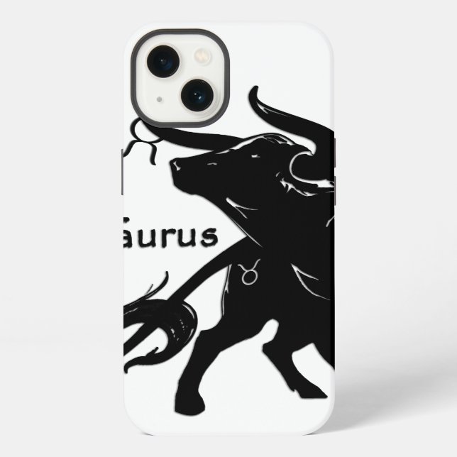 Funda Para iPhone Tauro Poderoso el Toro Zodiaco (Reverso )