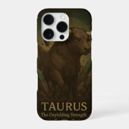 Funda Para iPhone 16 Pro Taurus Zodiac Art – Celestial Bull of Strength