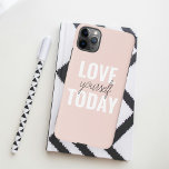 Funda Para iPhone 11Pro Max Te Amas Positivamente Hoy Cita Rosa Pastel<br><div class="desc">Te Amas Positivamente Hoy Cita Rosa Pastel</div>