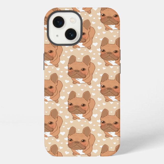 Funda Para iPhone Te amo Frenchie (Reverso )