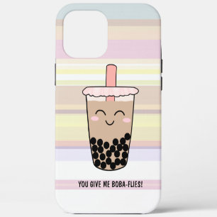 Funda Para iPhone 12 Pro Max Té de leche Boba lindo juego de palabras