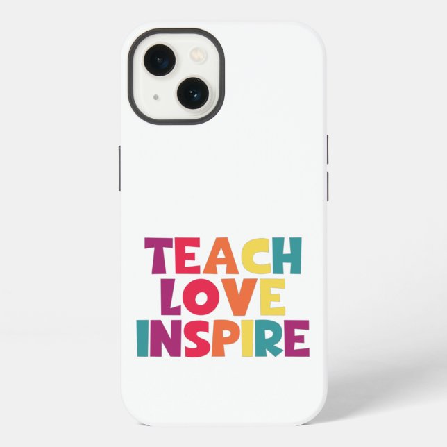 Funda Para iPhone Teach Love Inspire! (Reverso )