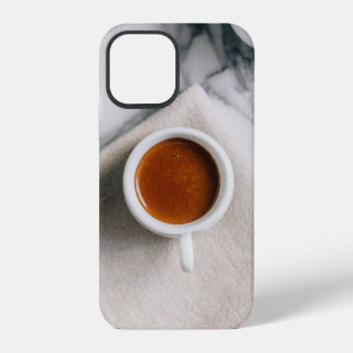 FUNDA PARA iPhone 12 TEACUP BLANCO CERÁMICO LLENO DE LÍQUIDO ROJO