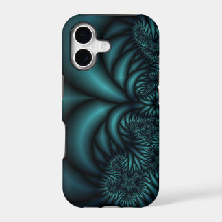 Funda para iphone Teal Fractal