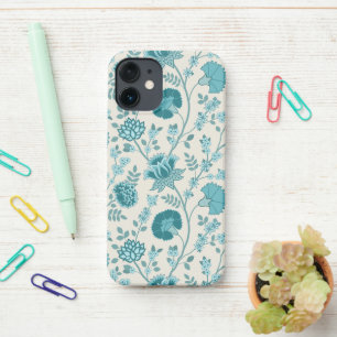 Funda Para iPhone 12 Mini Teatro jacobeo floral grande en crema