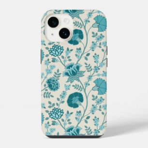Funda Para iPhone 14 Teatro jacobeo floral grande en crema