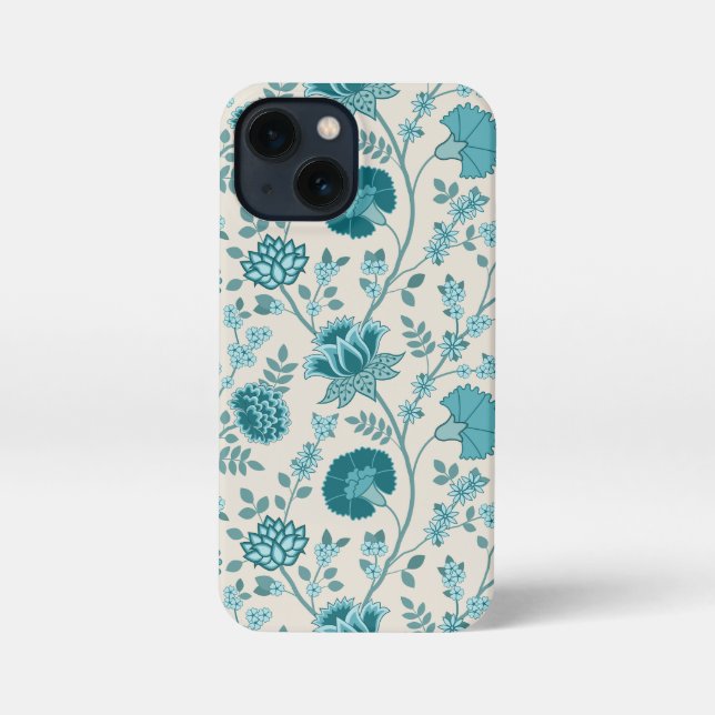 Funda Para iPhone Teatro jacobeo floral grande en crema (Reverso )